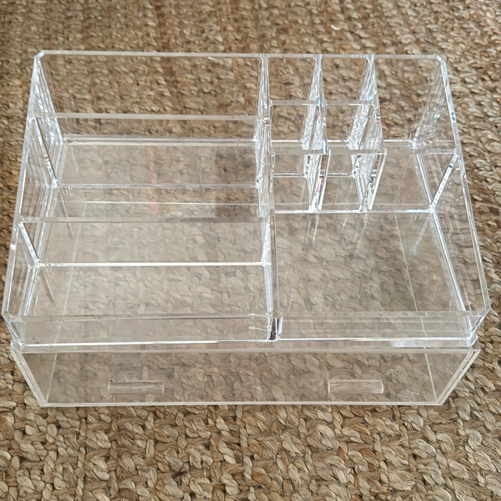MAKEUP ORGANIZER SHELF AND DRAWER 2 PIECE BUNDLE